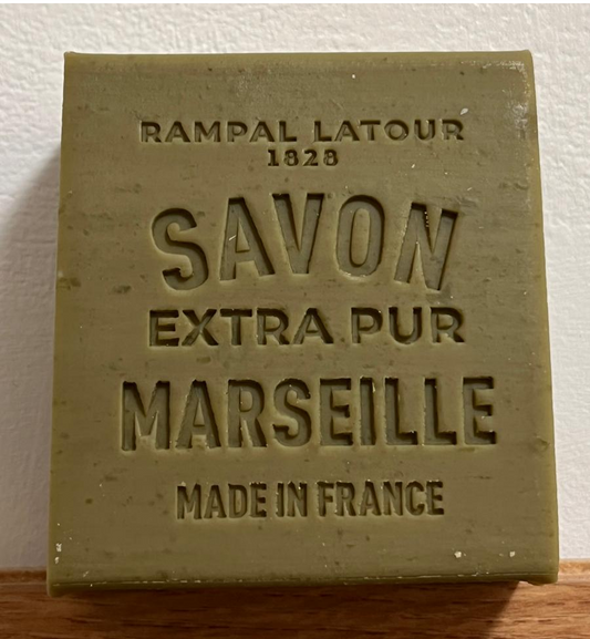 Savon de Marseille vert Rampal Latour – 150 g, fabrication traditionnelle